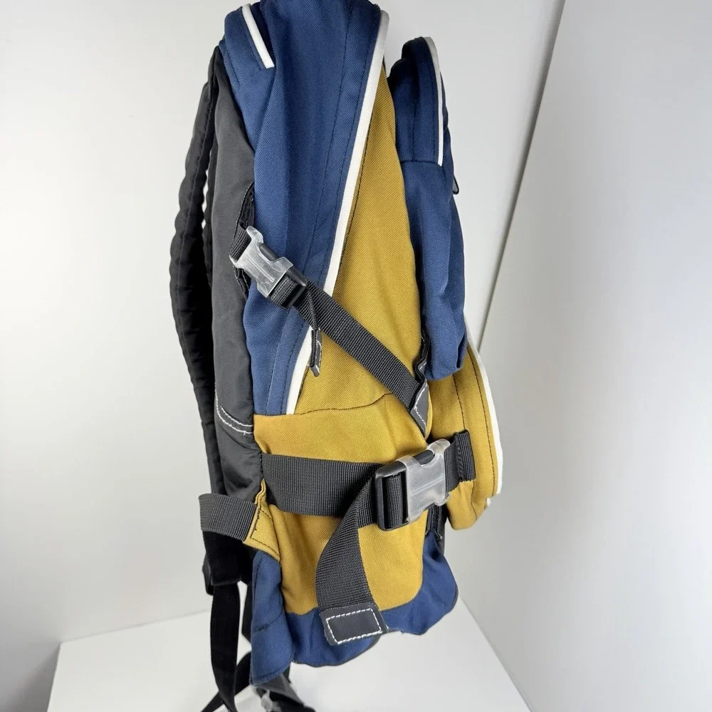 VTG Y2K JanSport Backpack Travel Camping Hiking Outdoors Day Pack 2 Swing Outs